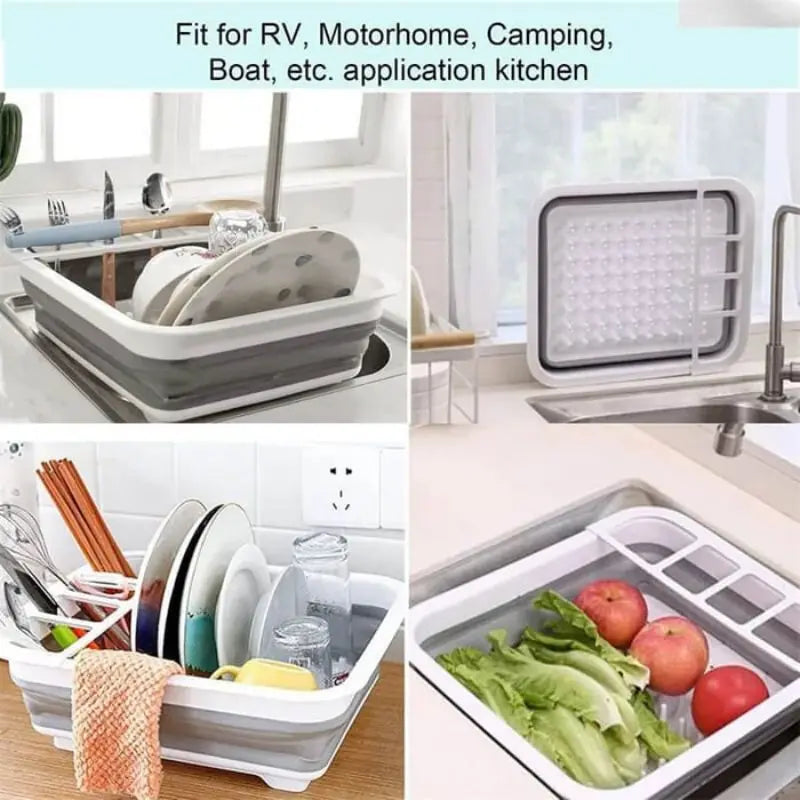 Kitchen Foldable Dish Rack