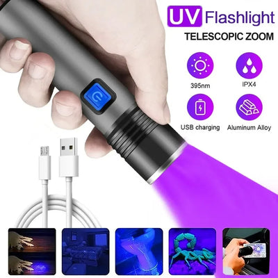 UV Flashlight Blacklight