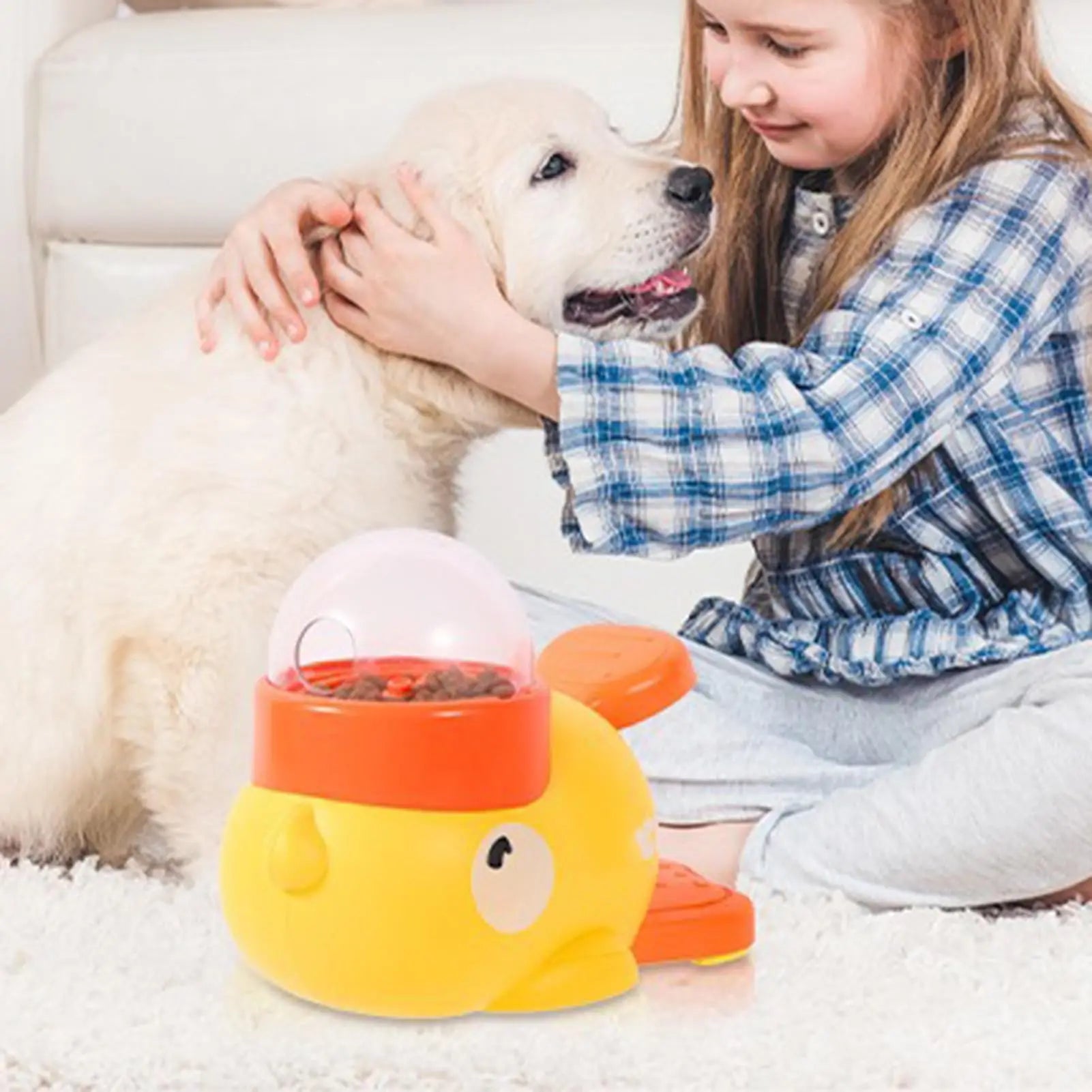 Pet slow food bowl