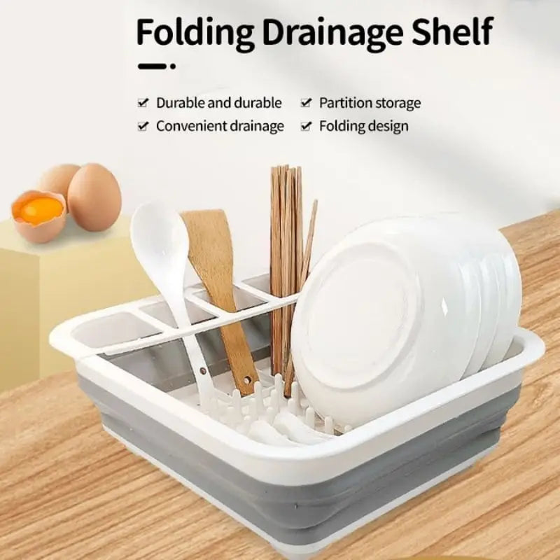 Kitchen Foldable Dish Rack