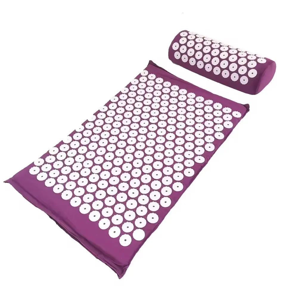 Acupressure Massage Mat Pillow Set